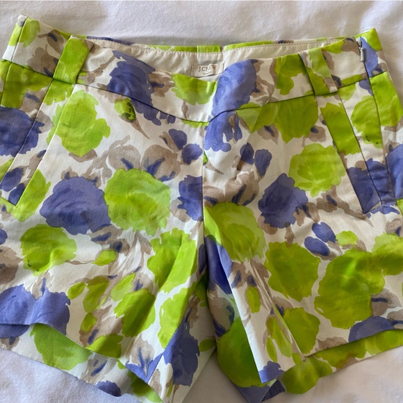 JCREW floral side zip shorts size 6 - Picture 6 of 6